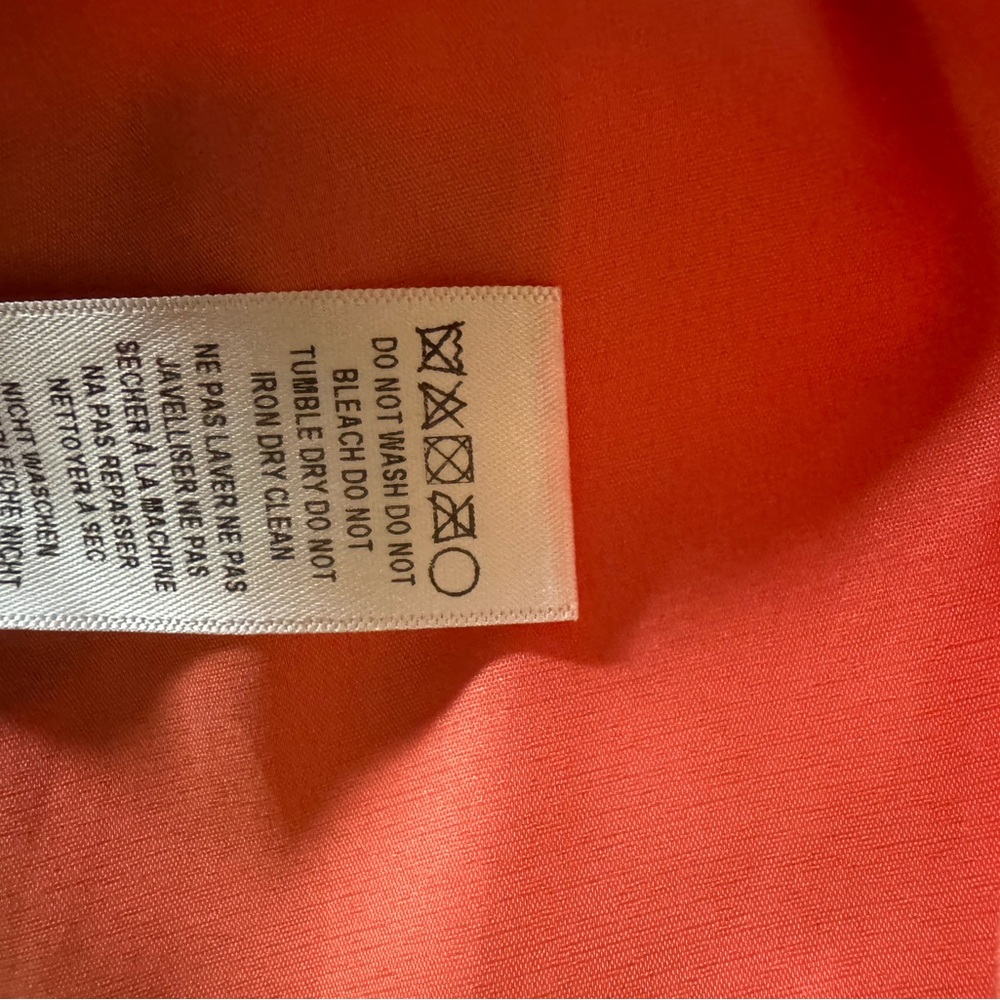 Adrianna Papell Orange Green Pleated Maxi Dress size 12 - Picture 7 of 11